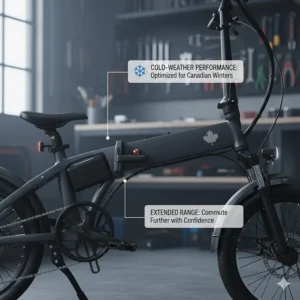 Two folding electric bikes under $1500 fitting easily into the trunk of a hatchback for a weekend trip to the Rockies.