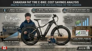 A visual breakdown of gas savings vs. e-bike investment for Canadian commuters.