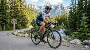 Illustration of a long-range e-bike battery highlighting performance in cold Canadian climates.
