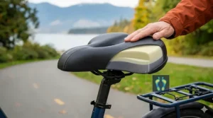 Illustration of the battery display panel on an electric scooter.