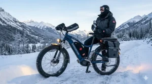 Strongest frame electric bike equipped for Canadian winter conditions.
